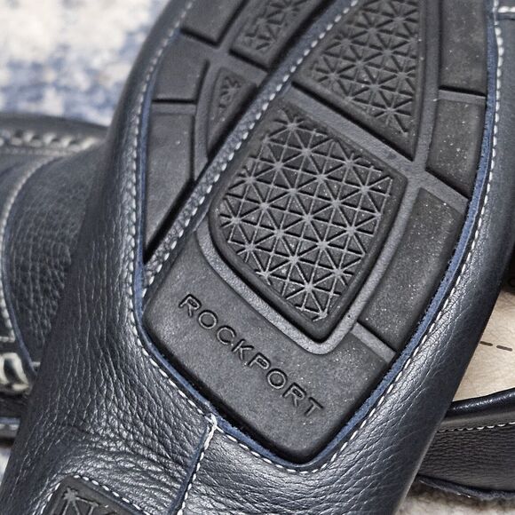 Rockport Walkability Penny Loafer Men’s 10.5M Navy Trutech Shock Absorbing EUC - Picture 7 of 7